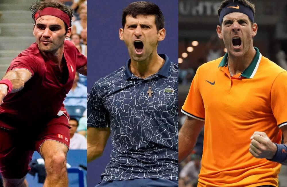 Nadal, Federer, Djokovic y Del Potro; ilustre e invariable podio de la ATP
