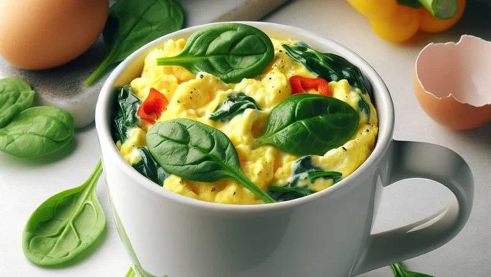 Tortilla expr&eacute;s en taza: recetas f&aacute;ciles, comida r&aacute;pida e ingredientes nutritivos.