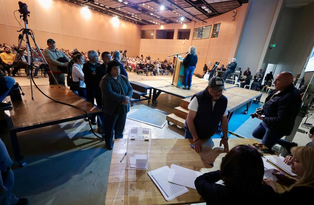 La audiencia pública por lucha antingranizo se realizó en el Centro de Congresos y Exposiciones de San Rafael.