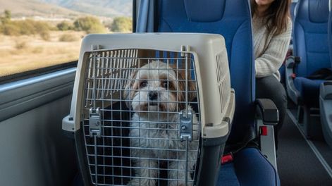 Autorizan mascotas a bordo de colectivos de larga distancia y trenes: las reglas para su traslado