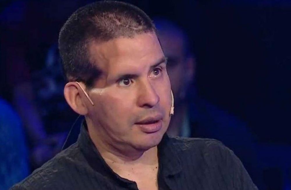 El exfutbolista Fernando Cáceres. (Captura Telefe)