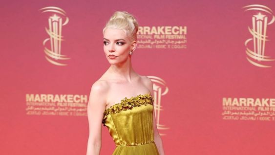 La actriz Anya Taylor-Joy en el festival de cine de Marrakech.