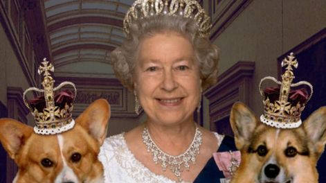 Los Andes | La reina Isabel II fue inmortalizada junto a sus perros en una estatua.