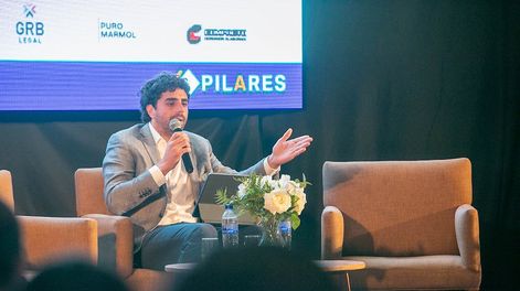 Natalio Mema participó del encuentro Pilares Real Estate, organizado por Los Andes. Foto Los Andes