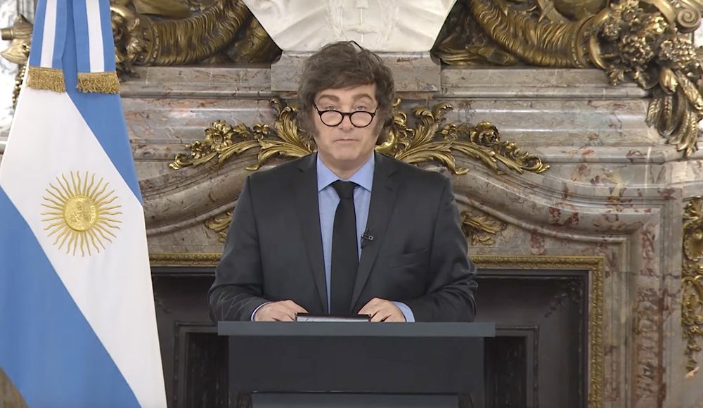 El presidente Javier Milei presentó el Presupuesto 2026 en cadena nacional.