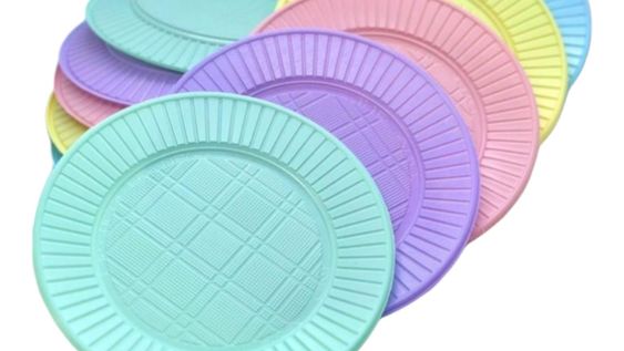 si tenes platos de cotillon, no los tires, tenes un tesoro en casa: el reciclaje mas moderno decorar