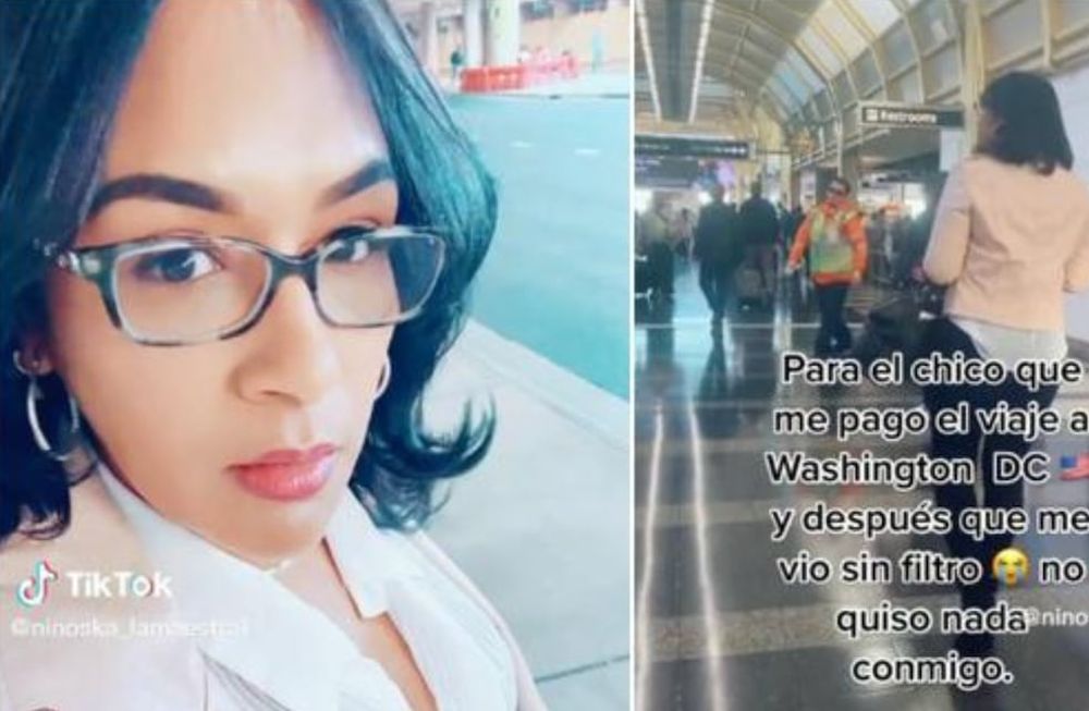 Él le pagó un viaje a Washington y cuando llegó el momento de verse cara a cara, la plantó. Foto: Web