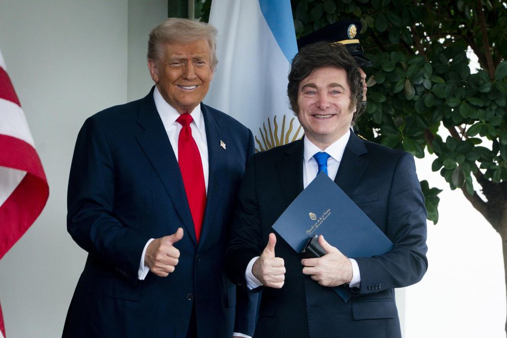 Javier Milei fue recibido por el presidente Trump en la Casa Blanca Javier Milei fue recibido por el presidente Trump en la Casa Blanca