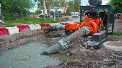 Contaminación por colapso cloacal en Los Corralitos, Guaymallén