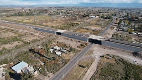La ruta 7 y la 40 serán unidas por la Variante Palmira. Prensa Gobierno.