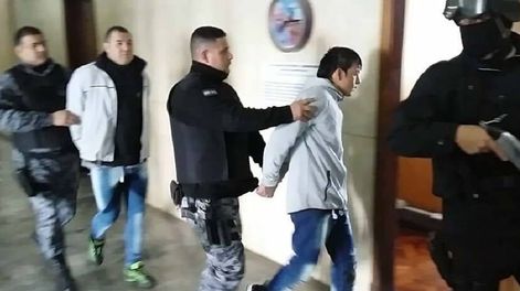 Los Andes | Crimen en Vistalba: dos de los condenados durante un juicio, en 2018.