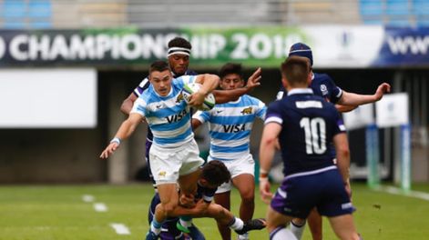 Con presencia mendocina, Los Pumitas vencieron a Escocia en el Mundial Sub20