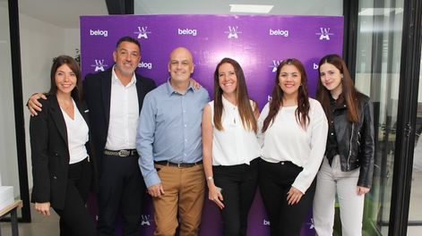 Julieta Manrique, Fabian Spina, Damian Rodriguez, Alejandra Calvi, Lucila Lisboa y Raquel Orlando