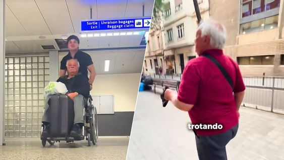 Viral: le cambió la vida a su abuelo tras llevarlo a su viaje soñado