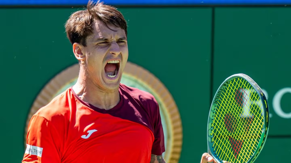 Masters 1000 de Miami: el argentino Ugo Carabelli remontó su partido en el debut y avanzó de ronda.&nbsp;