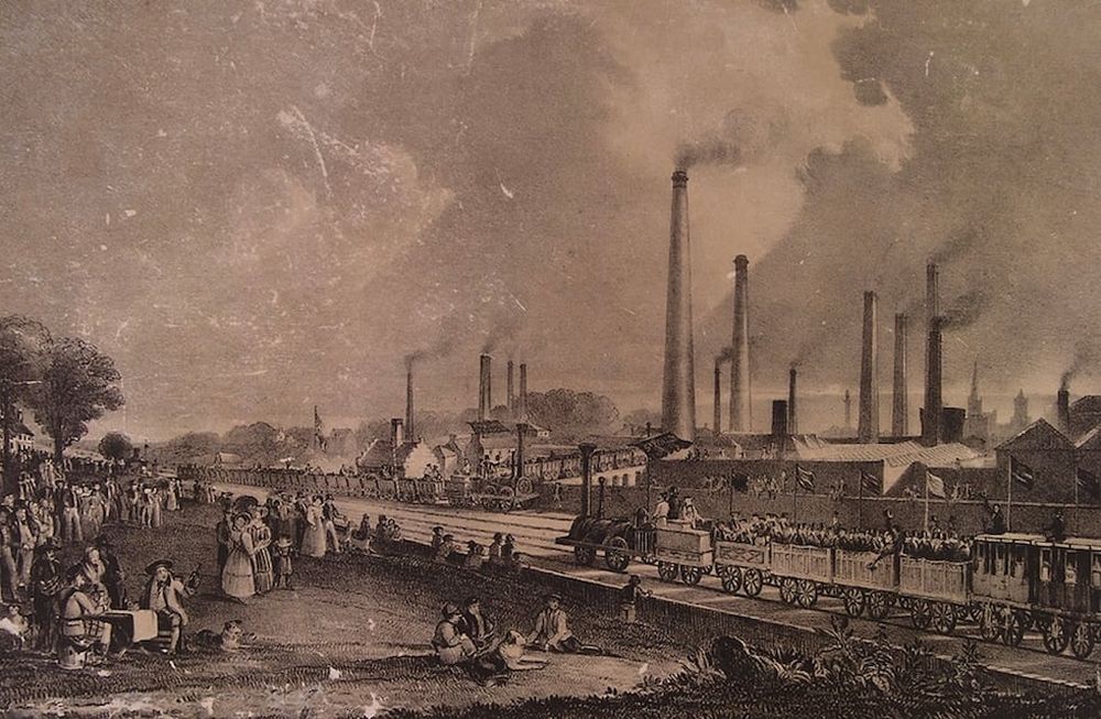 Revolución Industrial en Inglaterra a fines del siglo XIX.