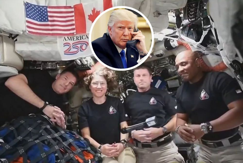El incómodo momento cuando Trump llamó por teléfono a los astronautas de Artemis II