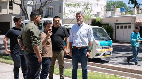 Los Andes | Con las obras de renovación concluidas, Ulpiano Suarez habilitó la plaza Galigniana