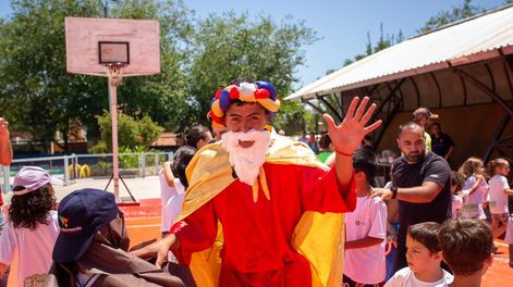 Los Reyes Magos pasaron por la Ciudad de Mendoza. Foto: Prensa Ciudad de Mendoza
