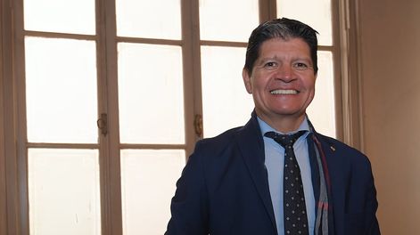 Entrevista al presidente de la CAME Alfredo González. Foto: Marcelo Rolland / Los Andes