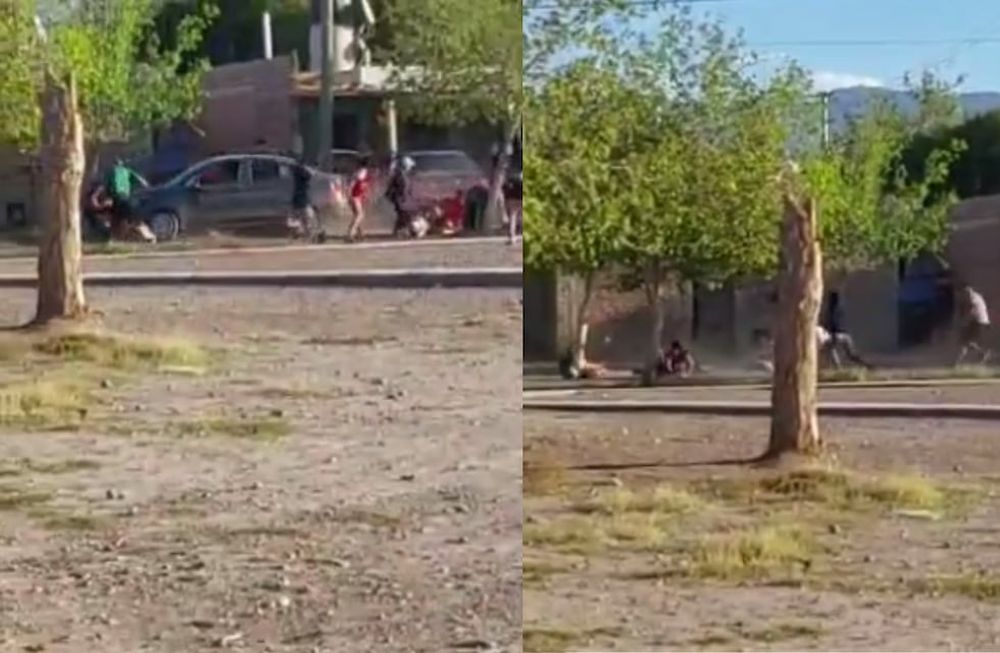 Los atropellados son una menor de 17 años y un joven de 18. Foto: Captura video.