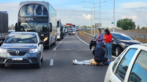 Atropellaron a un anciano en el Acceso Sur