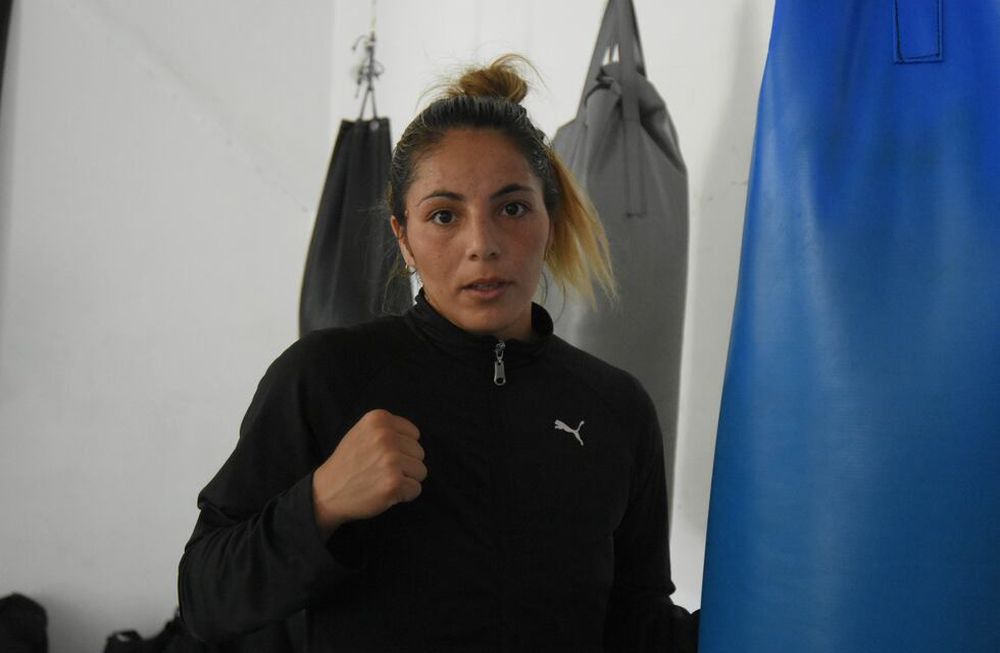 Karen Alaniz realizó una gran preparación para esta pelea y espera ganar el título para Mendoza. Foto: José Gutiérrez / Los Andes