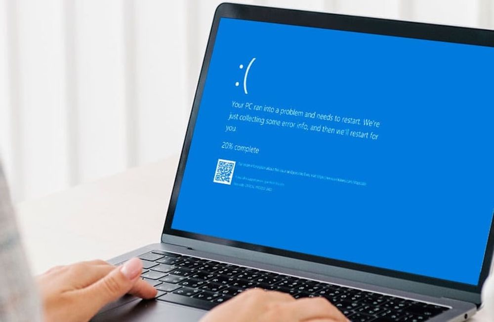 La temida pantalla azul apareció en varias computadoras con Windows debido un error de CrowdStrike. - Gentileza