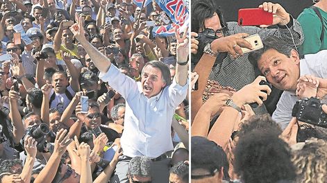 Brasil elige entre dos opuestos
