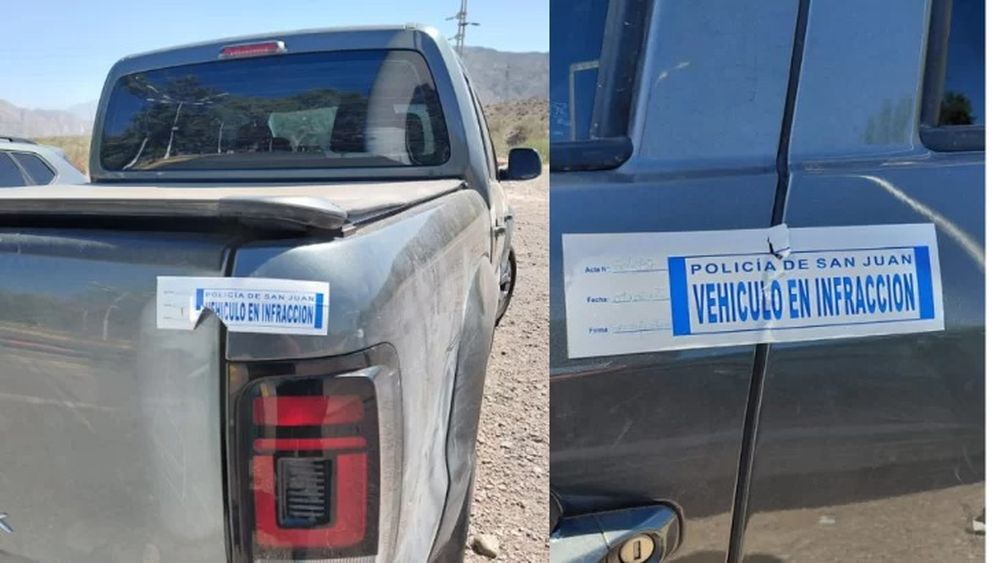 La Policía no lo dejó llevarse su Amarok radiada, no contuvo la ira y escupió a un subcomisario.&nbsp;