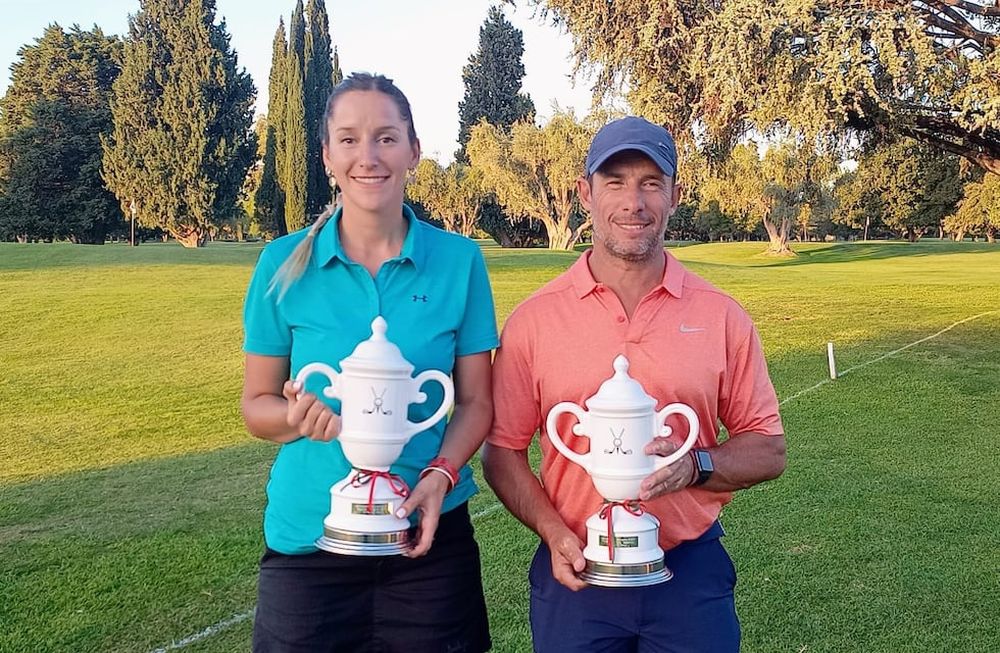 Rosario Dalera y Federico Benenati, campeones mendocinos 2023. / Lito Romero