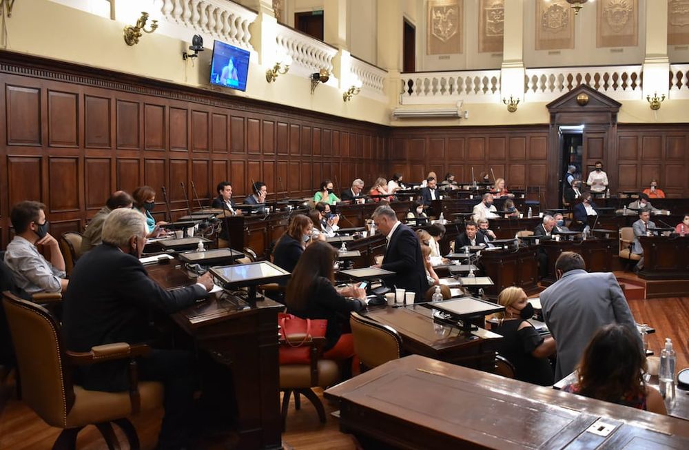 En el recinto. Aunque no avance, el oficialismo quiere llegar con el debate hasta su votación en el Senado. Sería en abril. Foto: Prensa Diputados.