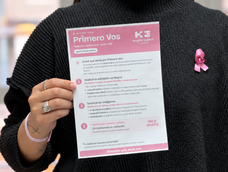 “Primero Vos”, la campaña del Hospital Español que promueve los controles y la detección temprana del cáncer de mama.
