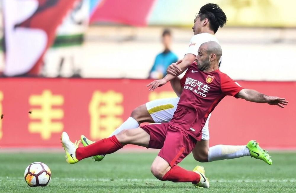 Perdió el Hebei de Mascherano y Lavezzi ante el líder de la Superliga china