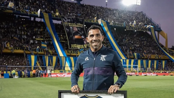 Carlos Tevez regresó a La Bombonera y agradeció el cariño de la gente de Boca.&nbsp;