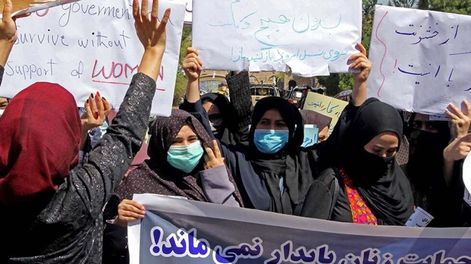 Los Andes | Manifestaciones y protestas contra el nuevo Gobierno impuesto por los talibanes en Afganistán. Télam