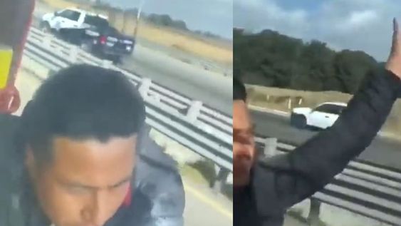 Lo confundieron con un delincuente y lo llevaron colgado de la puerta de un camión a gran velocidad.