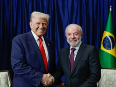 Luíz Inácio Lula da Silva y Donald Trump.&nbsp;