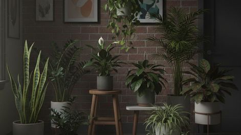La falta de luz no es un límite para disfrutar del verde permanente de estas plantas.