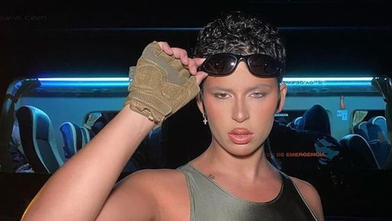 Nathy Peluso posó para la marca Desigual / Gentileza