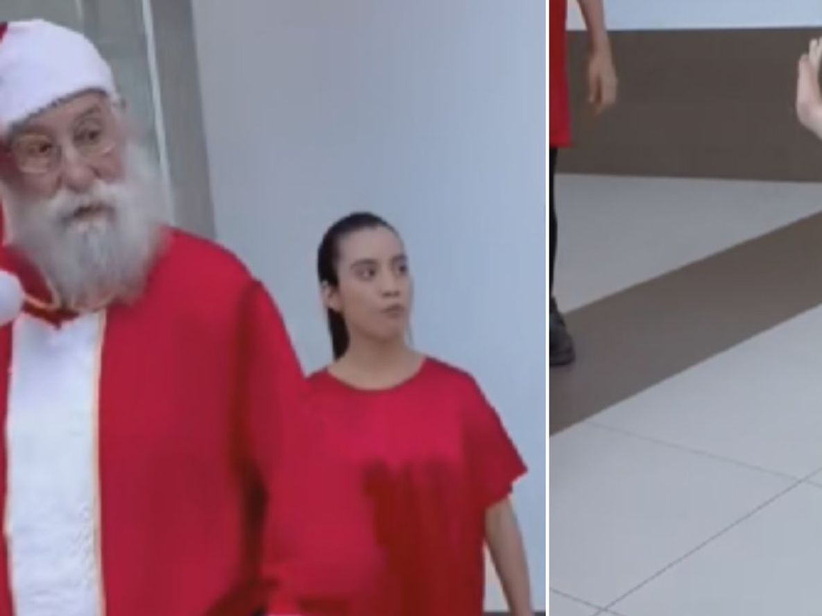 Viral de TikTok: un Papá Noel generó críticas.