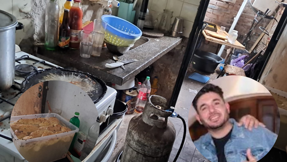 Un arma, intento de fuga y una cocina con comida prutrefacta: la caída del sanjuanino acusado por múltiples estafas