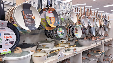 Supermercados lanzan descuentos de hasta 50% en ollas y sartenes.