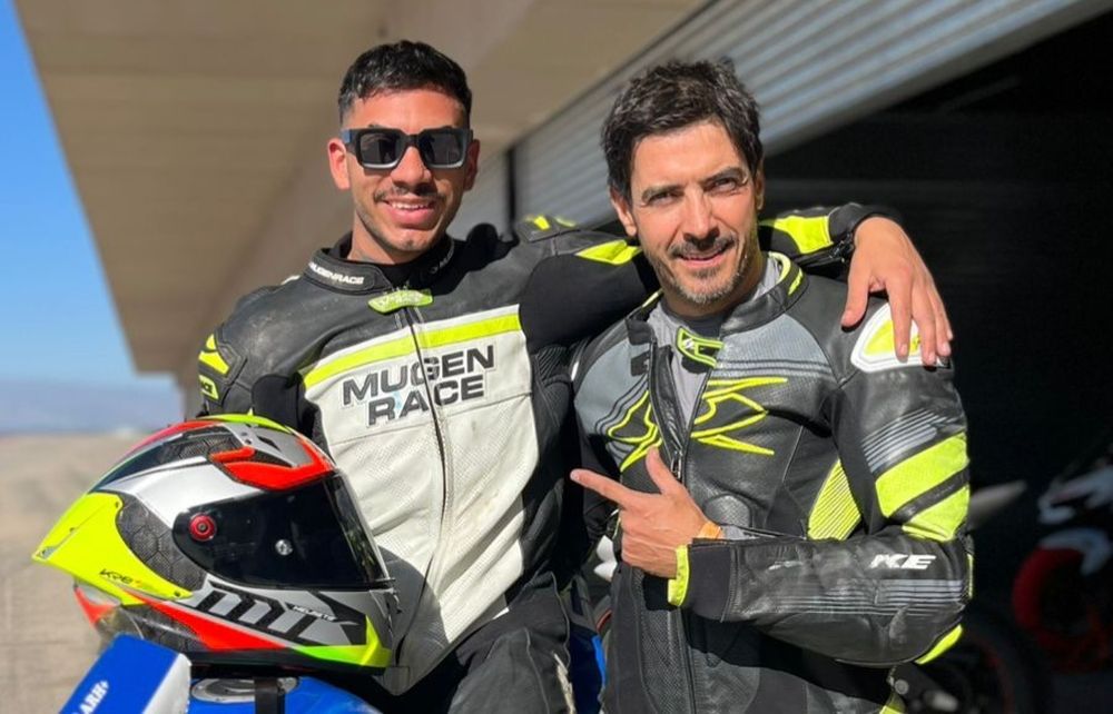 Motociclismo. Mariano Villalobos y Federico Márquez, quienes competirán en la segunda fecha del GP3 Argentina CAV en el autódromo de Toay, en la Provincia de La Pampa.