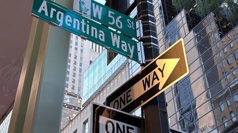 Los Andes | Inauguración de la Argentina Way en Nueva York