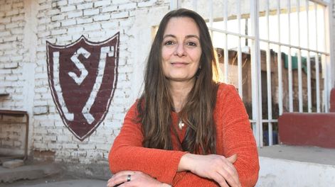 Los Andes | El Club de fútbol Luján Sport Club cumple 100 años, fue creado el 15 de julio de 1922. Andrea Landi, presidenta del Club Lujan Sport Club de Lujan de Cuyo Foto: José Gutiérrez / Los Andes