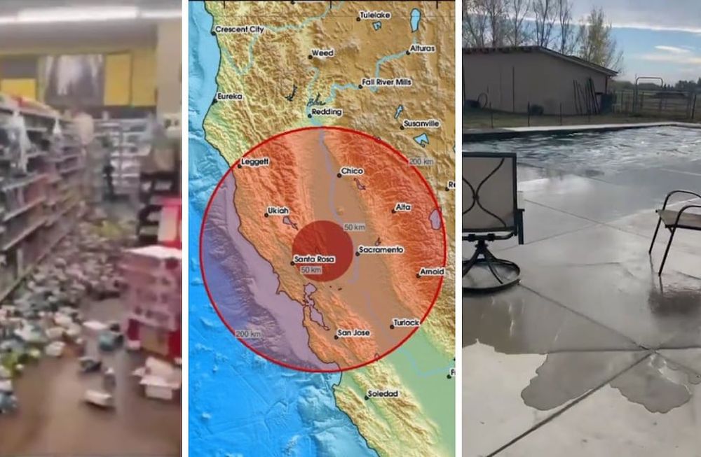 Sismo de magnitud 7 sacude el norte de California.