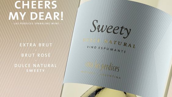 Sweety, el espumante dulce natural de Viña Las Perdices