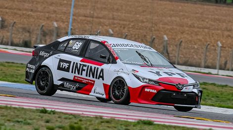 Los Andes | El piloto mendocino, Julián Santero (Toyota) finalizó en el quinto lugar en el trazado de Toay, La Pampa y se metió en la lucha por el campeonato.