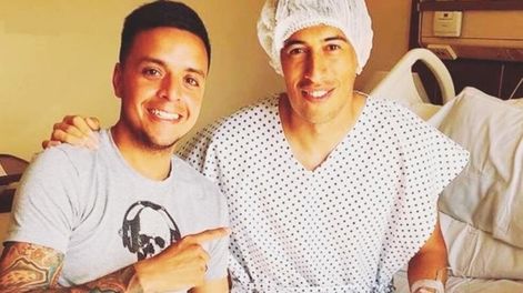 Andrada fue operado con éxito y comienza con entusiasmo su recuperación